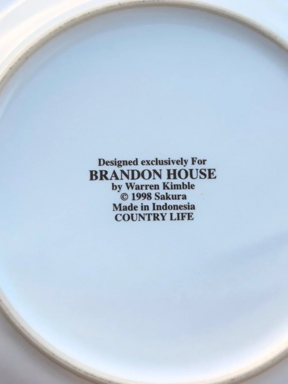 Vintage 4 Warren Kimble Brandon House Country Life Sakura Appetizer Salad Plates